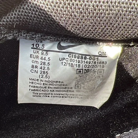 Nike Mens cL9888-001 Blazer Low Patchwork 2019 Black/multi Sz 10.5 Lace up - Picture 7 of 11